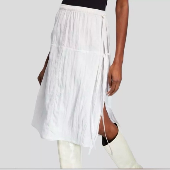 Helmut Lang Dresses & Skirts - Helmut Lang Skirt Fits Medium White Womens  New Parachute Adjustable Streetwear